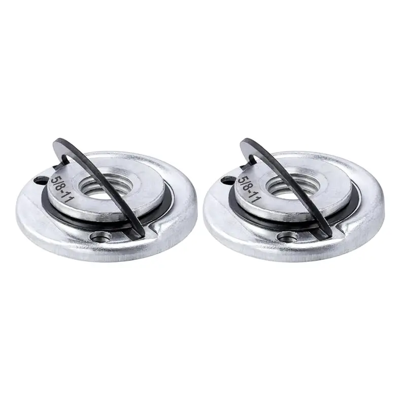 GJANSH Angle Grinder Flange Nuts with M14 and 5/8-11 Inch Thread, Quick Change Grinder Flange Locking Nut Metal Angle Grinder Nut for Replacement/Fixing Cutting Discs