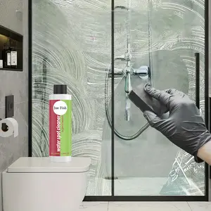 Bathroom Glass Cleaner, Powerful Streak Remover for Shower Doors, Tiles & Stainless Steel, Effective Stain Removal, Effective Cleaning Paste by Jue-Fish, Cleaning Agent