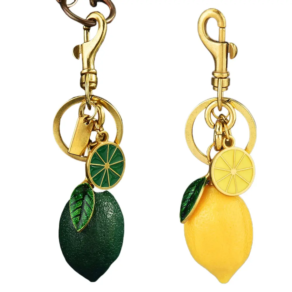Bag Charms -Lemon Bag Charm Chain, fashionable Purse Charms for women's purse chain