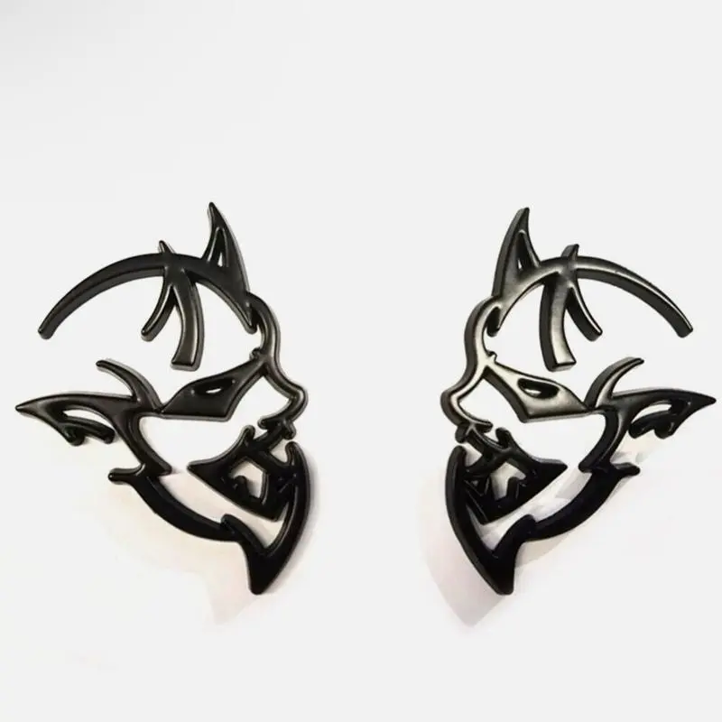 Dodge Hellcat Demon Adhesive Emblems - Left & Right (2pcs)