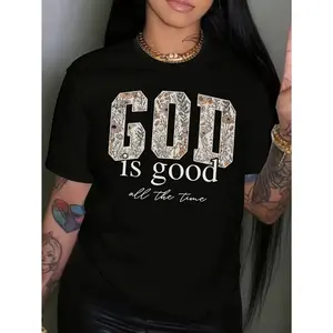 Curve T-Shirts for Women Featuring Prints, Casual Short-Sleeved Round Neck Tops Made from Medium-Stretch Fabric, Machine Washable, Designed for a Comfortable Fit in All Seasons, Unique Patterned Women'S T-Shirt