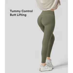 Halara UltraSculpt High Waisted Ruched Tummy Control Butt Lifting Yoga 7/8 Leggings