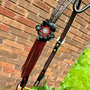 Black Gambler Headstall