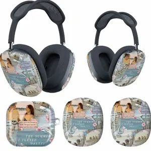 The Summer I Turned Pretty AirPods Max Case Covers - Team Conrad & Jeremiah Aesthetic Collage Earcups Skin, Soft Protective Shell for Headphones, TSITP Merch Gift for Fans