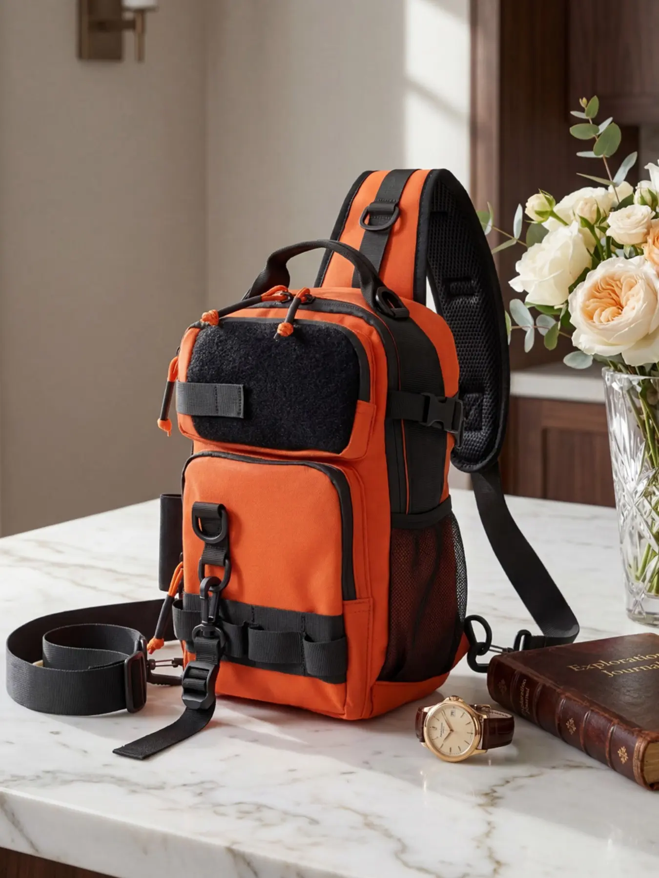 1pc Portable Casual Crossbody chest bag with large capacity waist bag and zipper closure, Daily commuter bag, suitable for daily commuting, shopping and leisure trends, Crossbody Bags