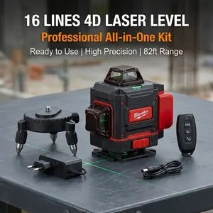 Milwaukee MWQ Magnetic Box Level - Dual-SKU Package for Masonry, Electrical Conduit Work, Precision-Milled Surface, 0.029° Accuracy, Impact-Resistant End Caps