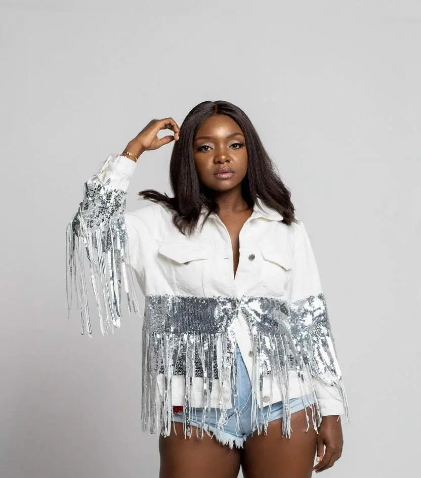 SEQUIN TASSEL JACKET white SEQUIN TASSEL JACKET white