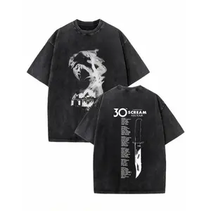 100% cotton Scream 7 30th Anniversary of the Scream Kill Tour 2026 Unisex Shirt - Digital File for Vintage Faded Oversized Heavyweight Cotton Tee with Relaxed Fit, Soft Aesthetic 90s Vibe, Casual Streetwear and Cozy Everyday Chill Outfit