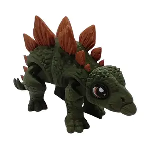 Stegosaurus 3D Printed Articulating Dinosaur Figurine