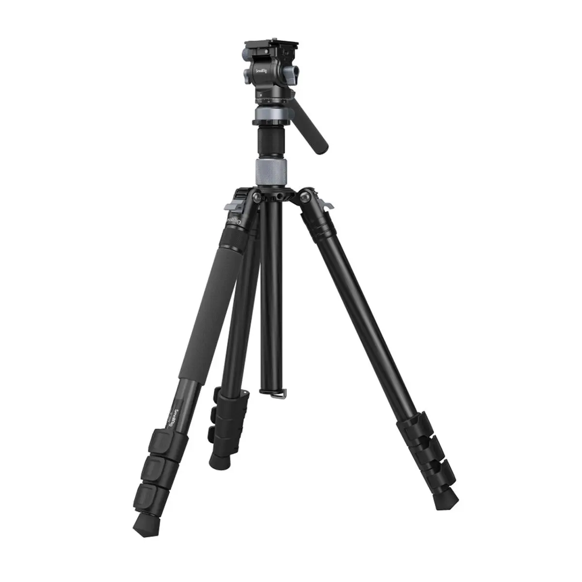 SmallRig 4-Section Carbon Fiber Travel Tripod with CH20 Fluid Video Head