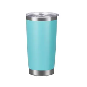 Double Walled Vacuum Coffee Mug flask, Stainless Steel Tumbler Cup With Lid, 20 Oz / 30 Oz Drinkware Insulated Beverage