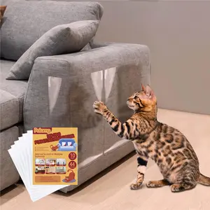 Anti Cat Scratch Furniture Protector-10 Pack Single Side Couch Protector for Cats