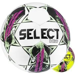 Select Futsal Magico V22 Balls - 400-440 g, Colorful Design for Improved Visibility, for Senior & Adult Players