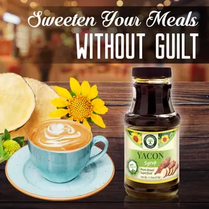 Good Balance Organic Yacon Syrup 2 Pack - Low-Calorie Sugar Substitute & Prebiotic; Sweet, Natural Flavor