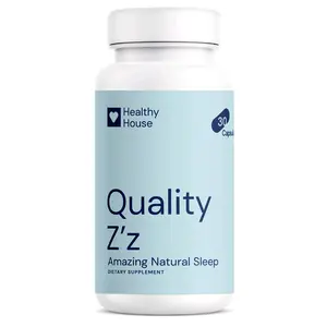 Quality Z'z: Natural Sleep Support with Melatonin, Ashwagandha, Magnesium, and More | Drug-Free, Vegan, Non-GMO