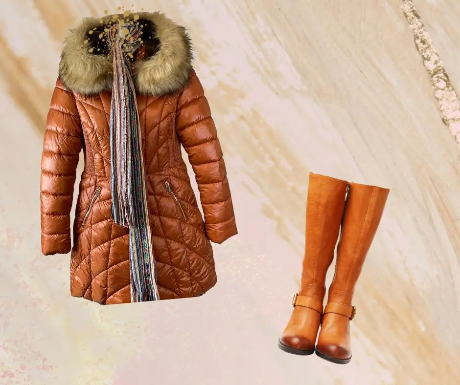 Coffee Color Reversible Warm Coat