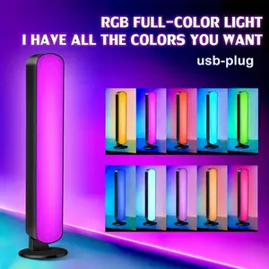 USB Powered RGB Full Color Ambient Light Remote Control Music Sync LED Gaming Light for Bedroom Desktop TV Background Home Decor Night Light