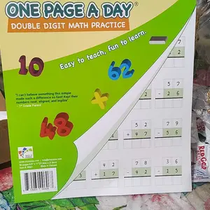One Page A Day Double Digit Math Workbook – Visual Addition & Subtraction Practice for Grades 1–3