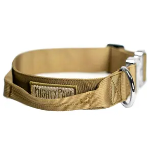 Tactical Dog Collar - Heavy-Duty Control Handle & Tactical Buckle