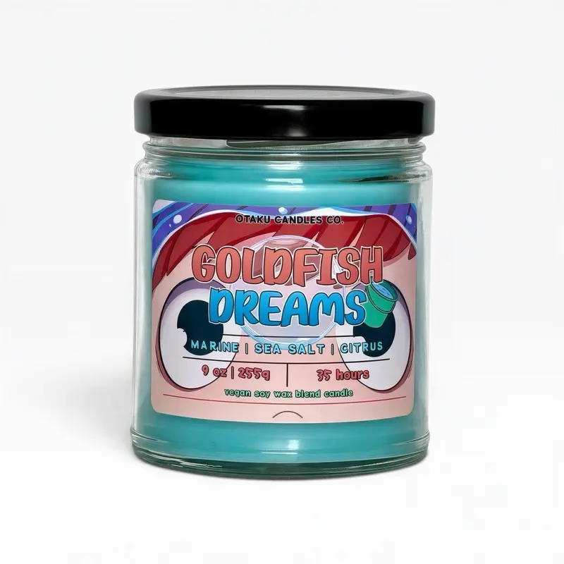 Goldfish Dreams Candle | Anime Vegan Candles | Anime Gifts