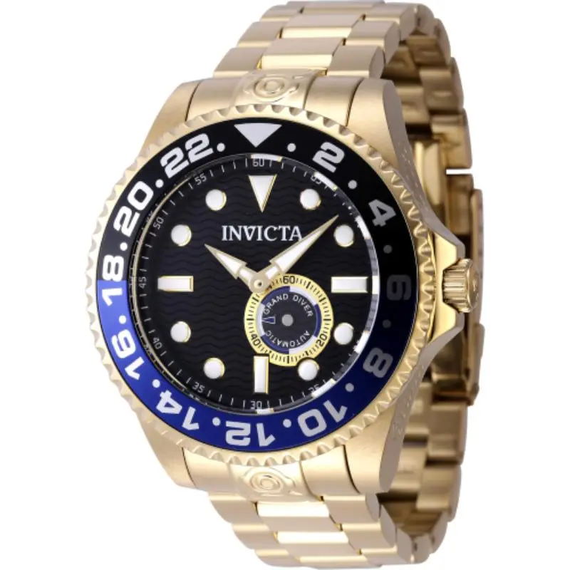 Invicta Men's 47298 Pro Diver Automatic Multifunction Black Dial Watch