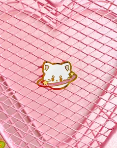 Kitty Planet Enamel Pin