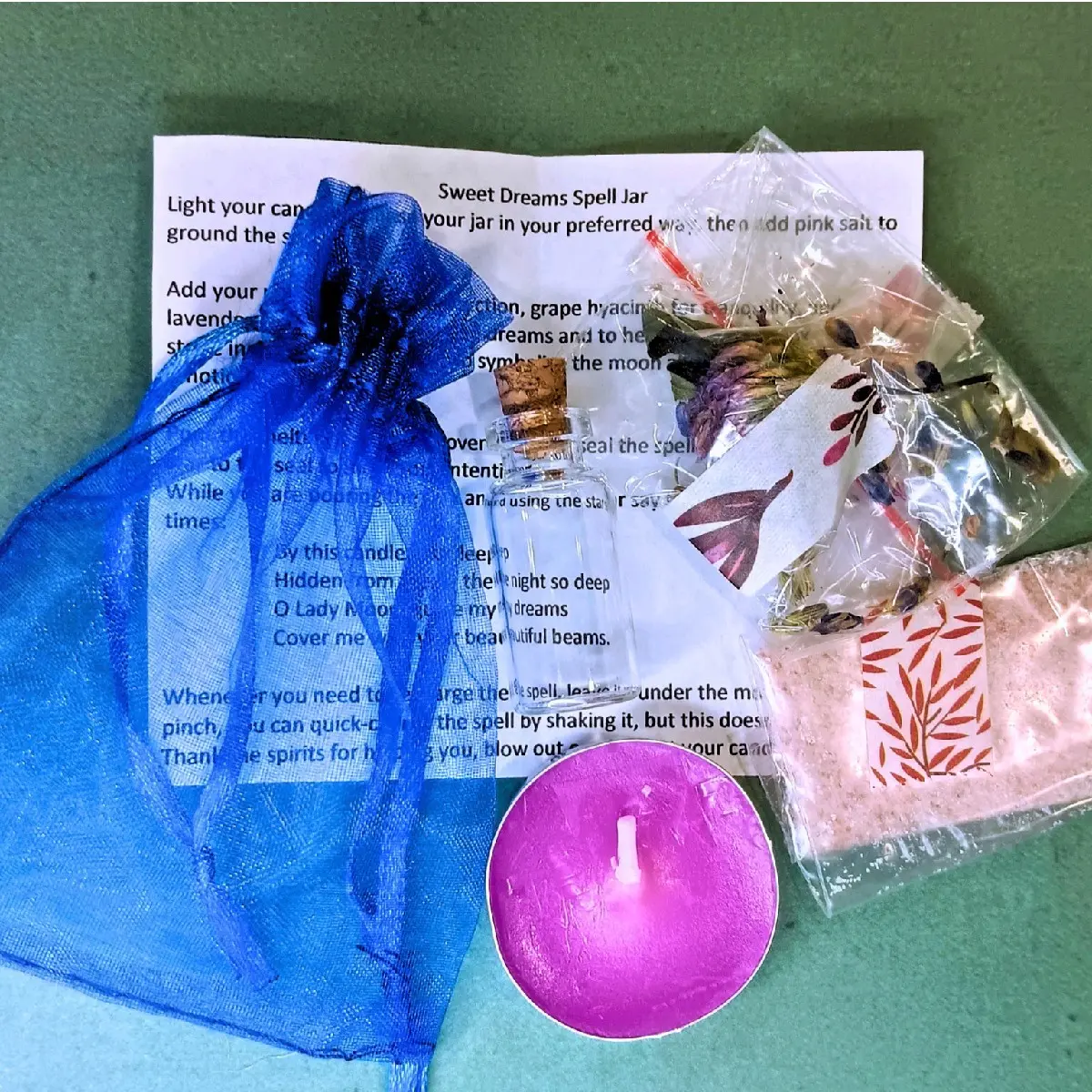 Sweet Dreams DIY Spell Jar Kit for Witchcraft