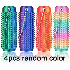 Adult Anxiety Relief Toys, Painful Sensory Stimulation Tools, Focus Keychain, Sensory Fidget Keychain, Pressure Relief Gift (random Colors), Figurines & Miniatures