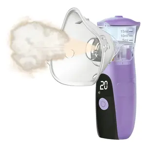 Rechargeable Nebulizer, Handheld Smart Nebulizer, USB-powered,Portable Nebulizer with Self-Cleaning Mode, , quiet operation, easy to use and maintain
