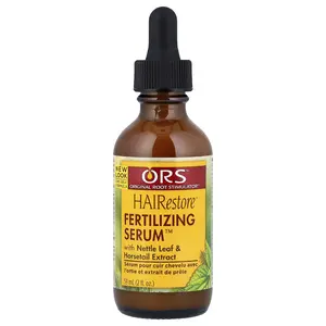 ORS HAIRestore™, Fertilizing Serum™ with Nettle Leaf and Horsetail Extract, For Natural Hair Textures, Braids & Weaves, 2 fl oz (59 ml)