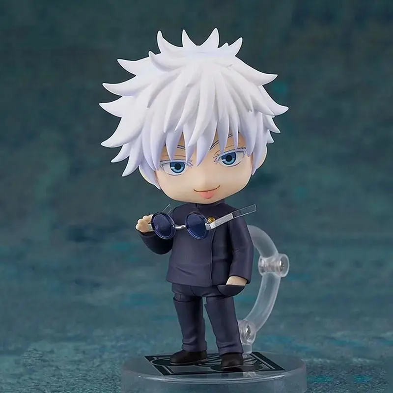 Jujutsu Kaisen Anime Gojo Satoru Joint mobility Action Figure PVC Model doll Toy Q-version nendoroid Desk Decor Gifts boxed