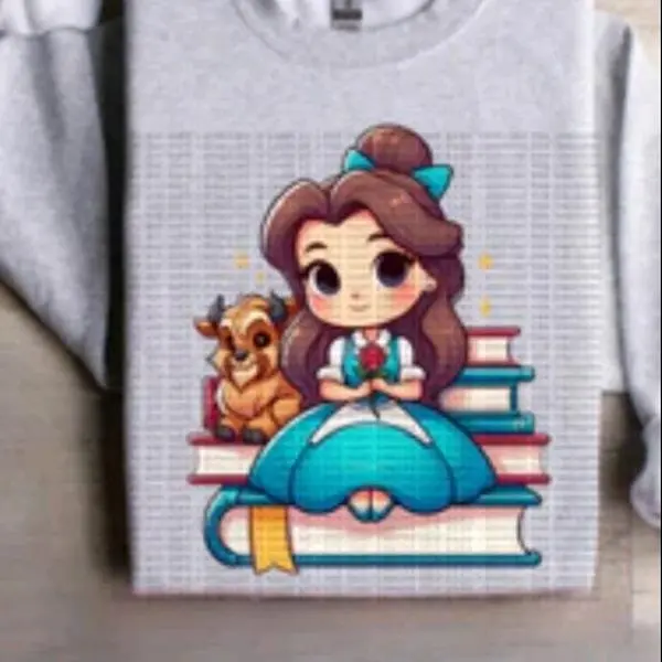 Book Smart Princess Crewneck Sweatshirt Comfortable