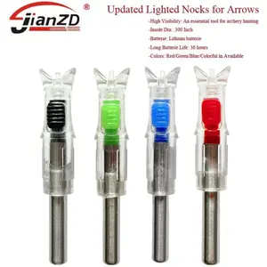 JianZD Archery Lighted Nocks for Arrows with .204"/.244" Inside Diameter 6Pcs-7.62