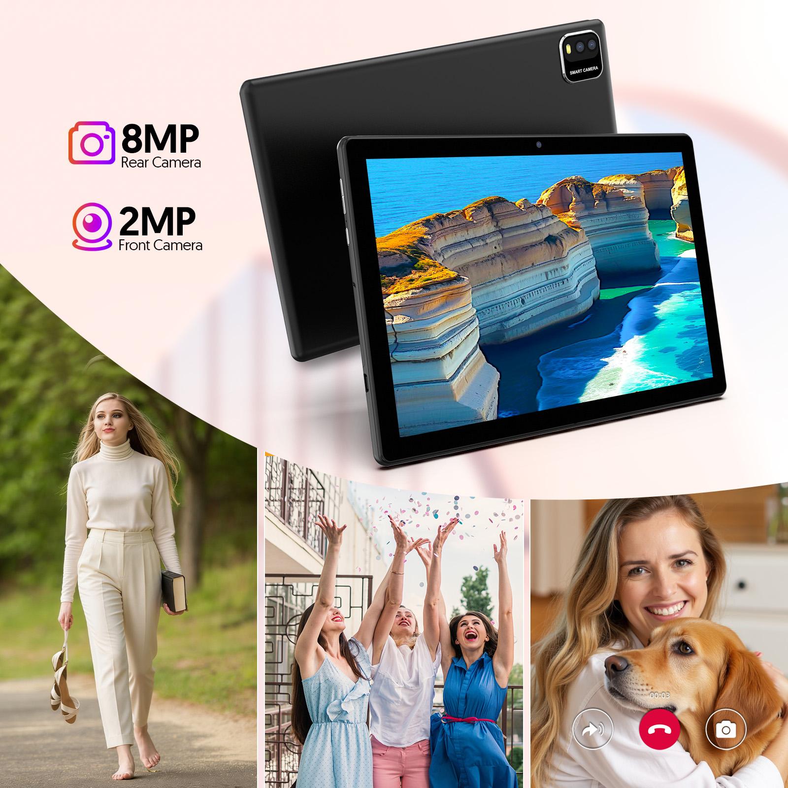 2026 10.1-inch Android 16 2-in-1 Tablet, 32GB ROM + Expandable Storage, 5G WiFi, Portable Device, Dual Camera, Ideal for School, Work, and as a Valentine’s Day Gift