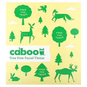 Caboo Tree Free Facial Tissue, 60 Tissues