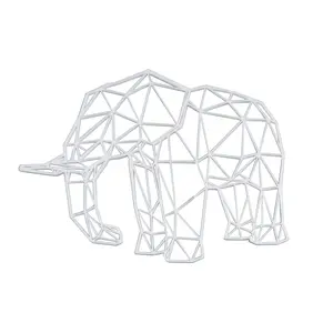 3D Printed - Elephant Wall Art - Hang this on the wall in the baby's room!