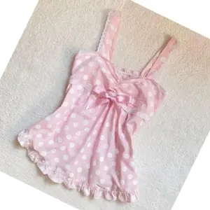 Kimutomo Camis Women Vintage Polka Dot Lace Patchwork Sweet Summer Fashion Girl Y2k Harajuku Crop Tank Tops Female Casual
