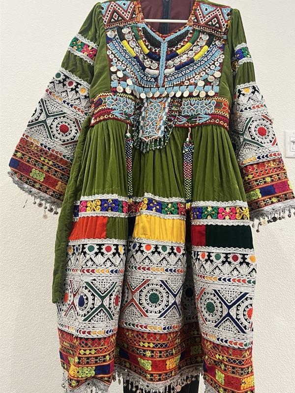 Afghan Bridal Dress: Traditional Kuchi Nikkah Gown