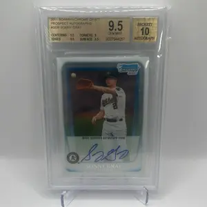 2011 Bowman Chrome Draft Prospect Autographs Sonny Gray Beckett GEM MINT 9.5 Autograph 10 Topps Certified Autograph Issue