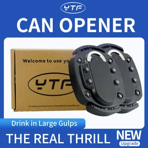 YTF Universal beverage can opener bottle opener， suitable for draft beer, soda and other beverages, it is the best tool for the beach, bonfire party， barbecue party, suitable for any size of cans, is a must-have tool in the kitchen
