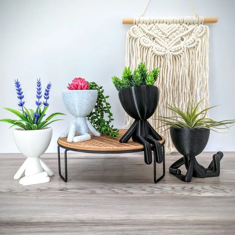 Modern People Planters | Cute Window Plant Pot | Robert Planters Sitting