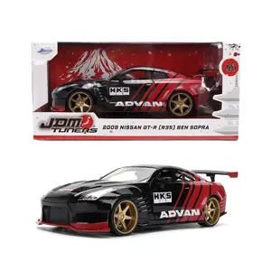 Jada 1:24 JDM 2009 NISSAN GT-R (R35) BEN SOPRA HKS Advan Diecast Model Car