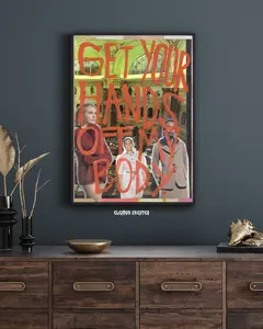 Women's Rights Poster, Get Your Hands of My Body