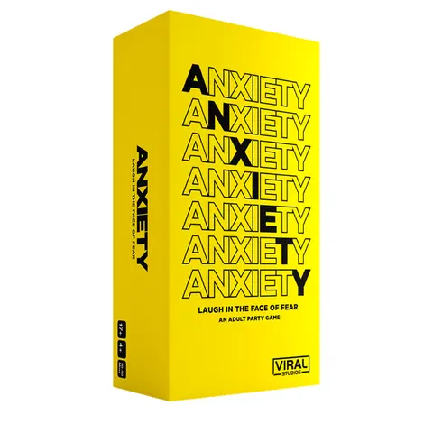 ANXIETY Party Game - 500 Cards for Friends Who Don't Fear Talking Trash - Hilarious Accusations & Thrilling Dares - Perfect for Adult Parties