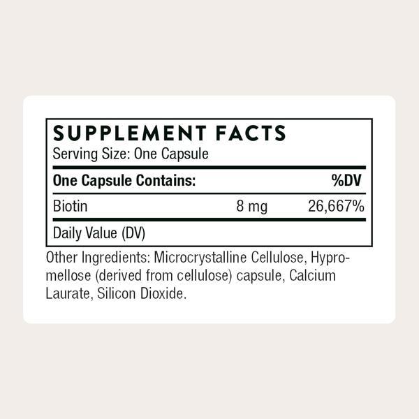 Hair Skin Nails Support Capsules with Biotin Vitamin B7 for Healthy Hair Growth Strong Nails Radiant Skin Metabolism Support 60 Count