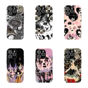Dreamy Celestial Sun and Moon Case I VintageP.ierrot Goth Aesthetic I Mystical Starry NightArt Cover I for iPhone17/16/15/14/13/12/11ProMax Plus