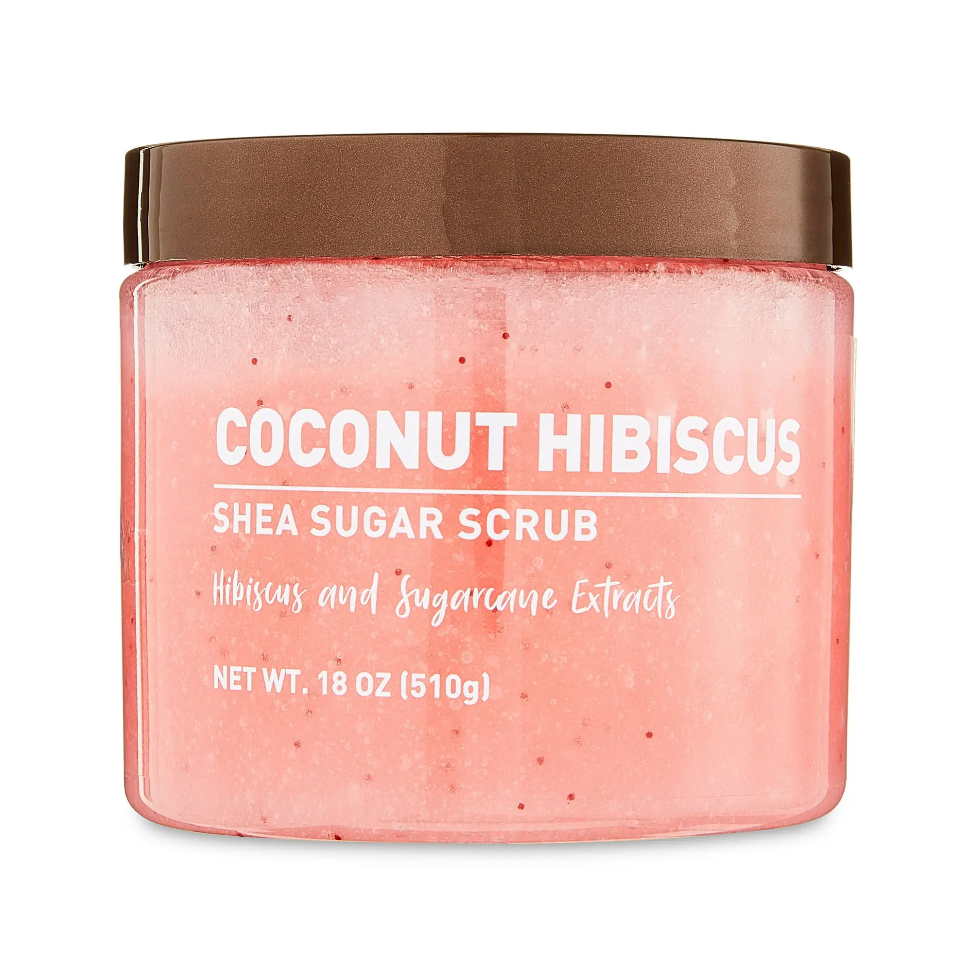 Equate Coconut Hibiscus Shea Sugar Scrub, 18oz – Exfoliates & Moisturizes with Shea Butter & Coconut Extract for Gentle Treatment Body, Moisturizing