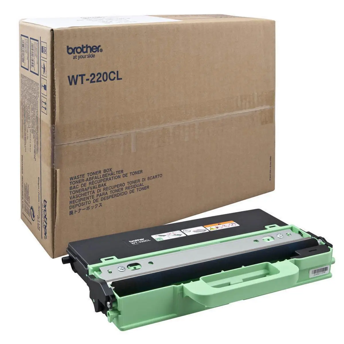 Brother WT220CL Waste Toner Box for HL-3140CW, HL-3170CDW, MFC-9130CW, MFC-9330CDW, MFC-9340CDW Laser Printers