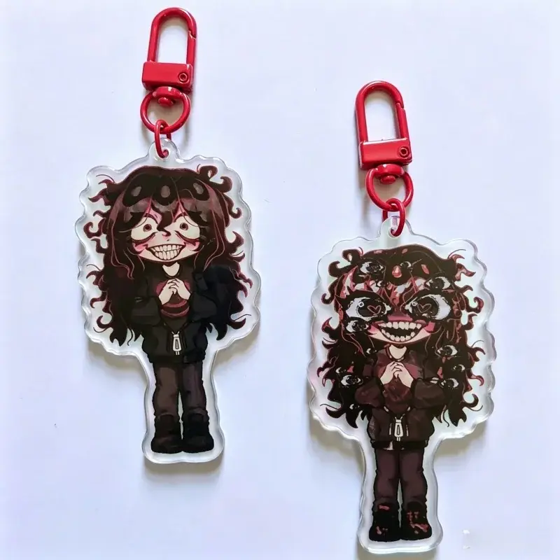 John Doe Acrylic Keychain, Creepypasta Charm