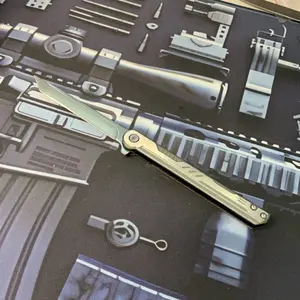 EDC Folding Pocket Knife with Clip, EDC Knives with M-390Tanto Blade, Slim Gentleman's Knife for Outdoor Camping Hiking, Foldable Box Cutter Everyday Carry ? Survival biking
